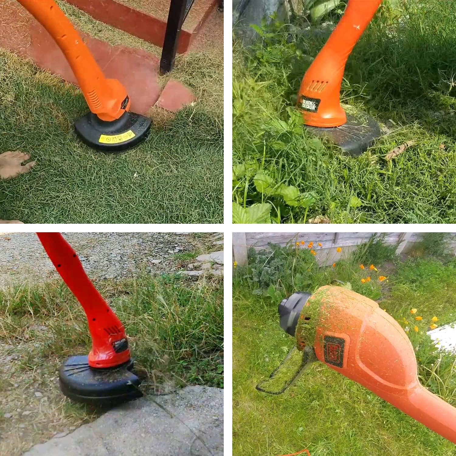 Hilo Desbrozadora para Black y Decker Cortadora, 4 Carretes | Longitud 5,1 m, Diámetro 1,6 mm con Cubierta Y Resorte
