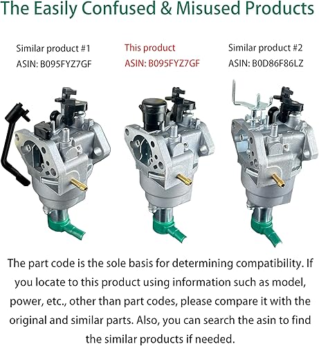 Miniatura 2 de YAMAKATO Kit de carburador para generador de estrangulador automático de gasolina P27-1 139 OEM para Honda EB EM 5000 6500 Champion Powerhorse