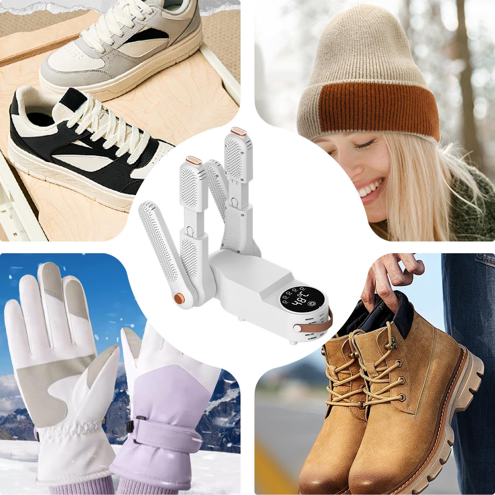 Sèche-Chaussures Et Bottes Électrique Séchage par convection sans | Sèche-chaussures de ski Convection