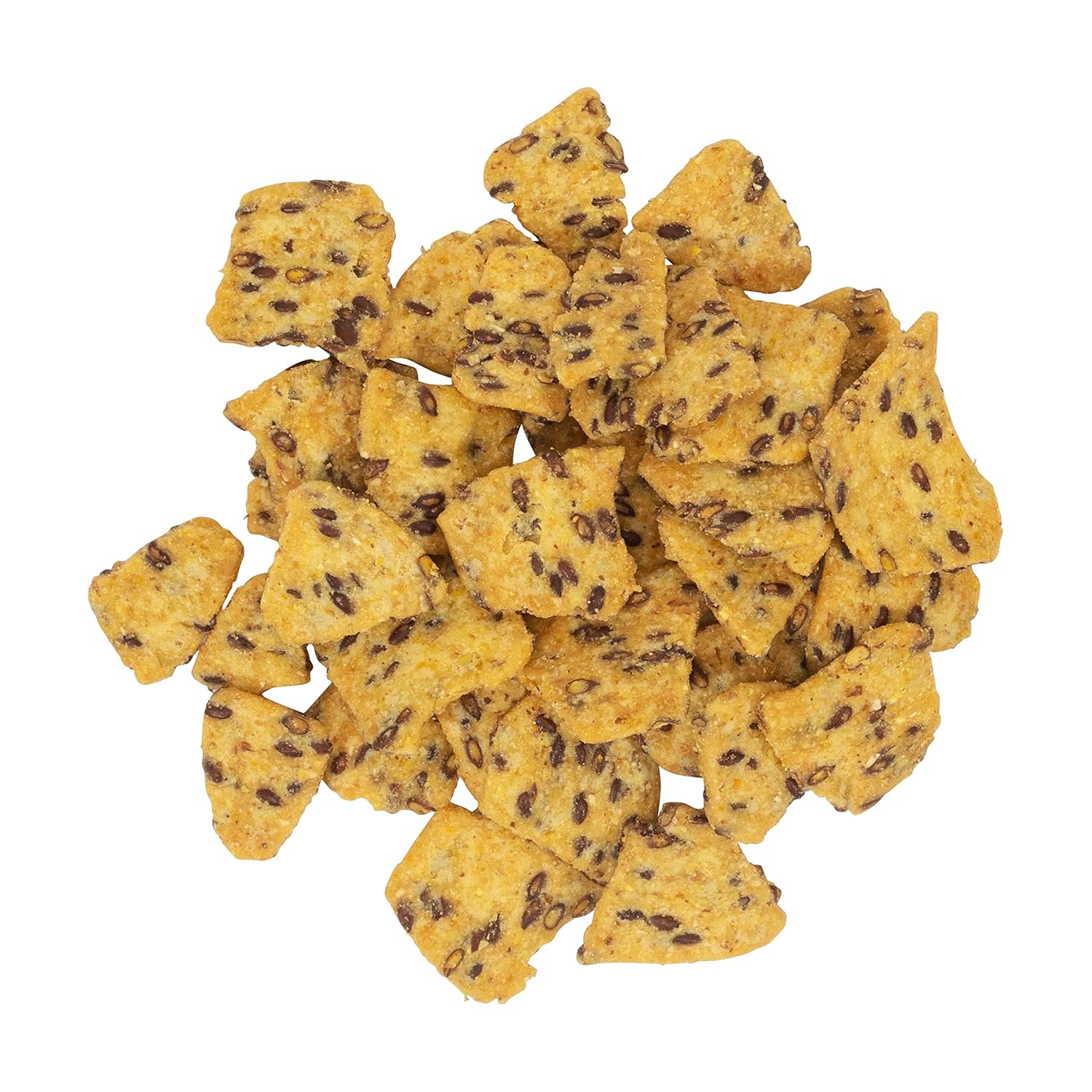 Corn Chips with Flax Seeds, Salted 1 lb