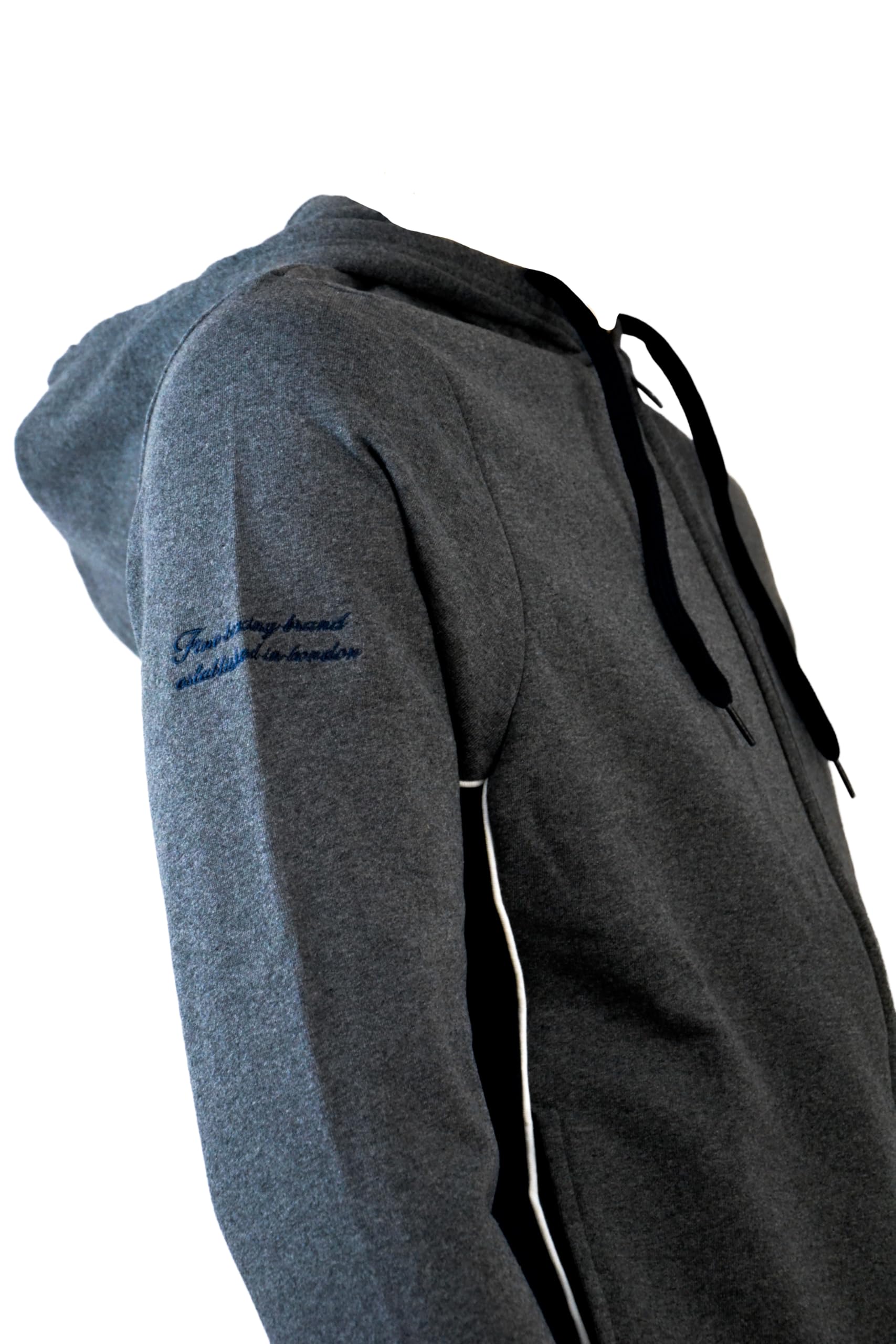 Lonsdale Sleeve Sudadera con Capucha Hombre
