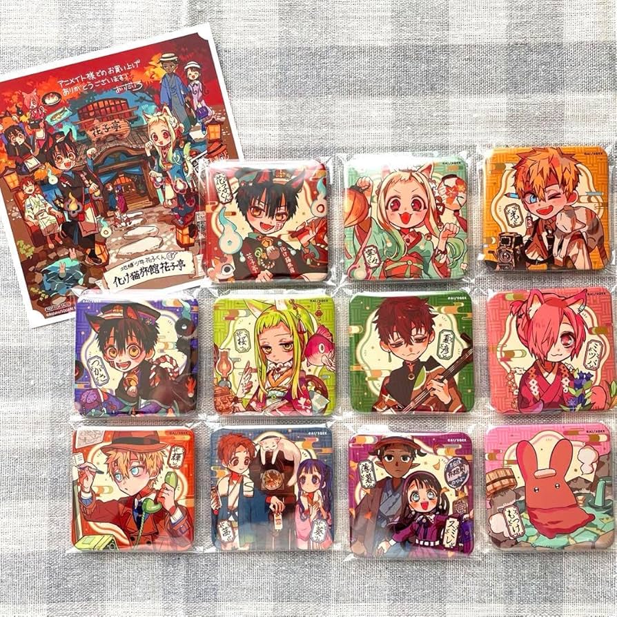 地縛少年花子くん 化け猫旅館 花子亭 缶バッジ コンプリート 特典色紙 セット Amazon.co.jp: 地縛少年花子くん 化け猫旅館 花子亭 缶バッジ