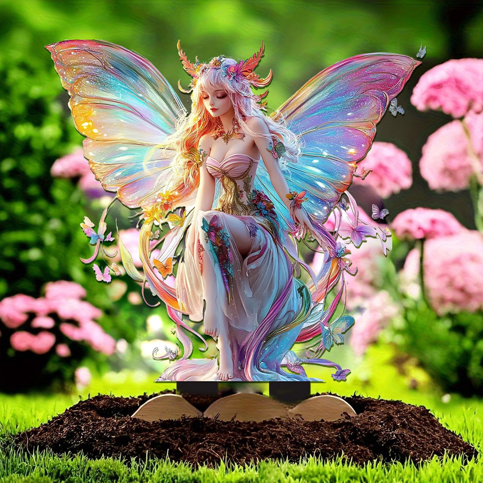 Amazon.com : Bohemian DIY Acrylic Fairy Flower Pot Decoration