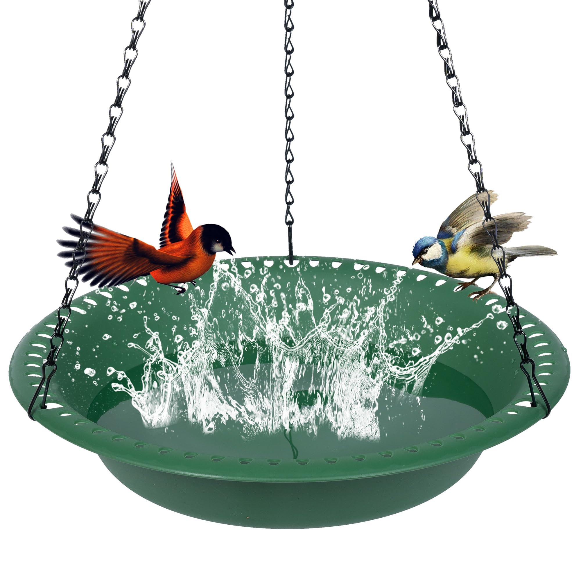 Amazon.com: OVZILKI Bird Baths for Outdoors Heavy Duty, 10 inch