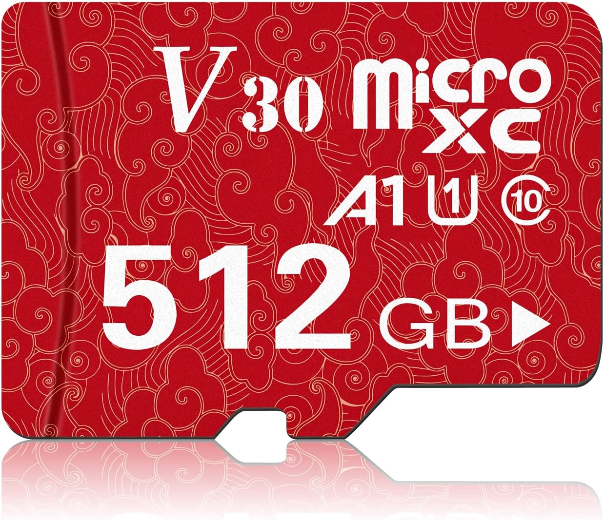 Micro Memory SD Card 512GB, SD Memory Card Up to 60MB/s, A1