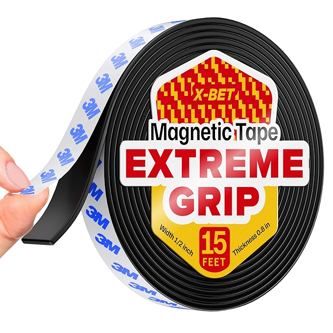 可弯曲磁带 - 强力自粘磁条，适用于各种项目的磁性胶带