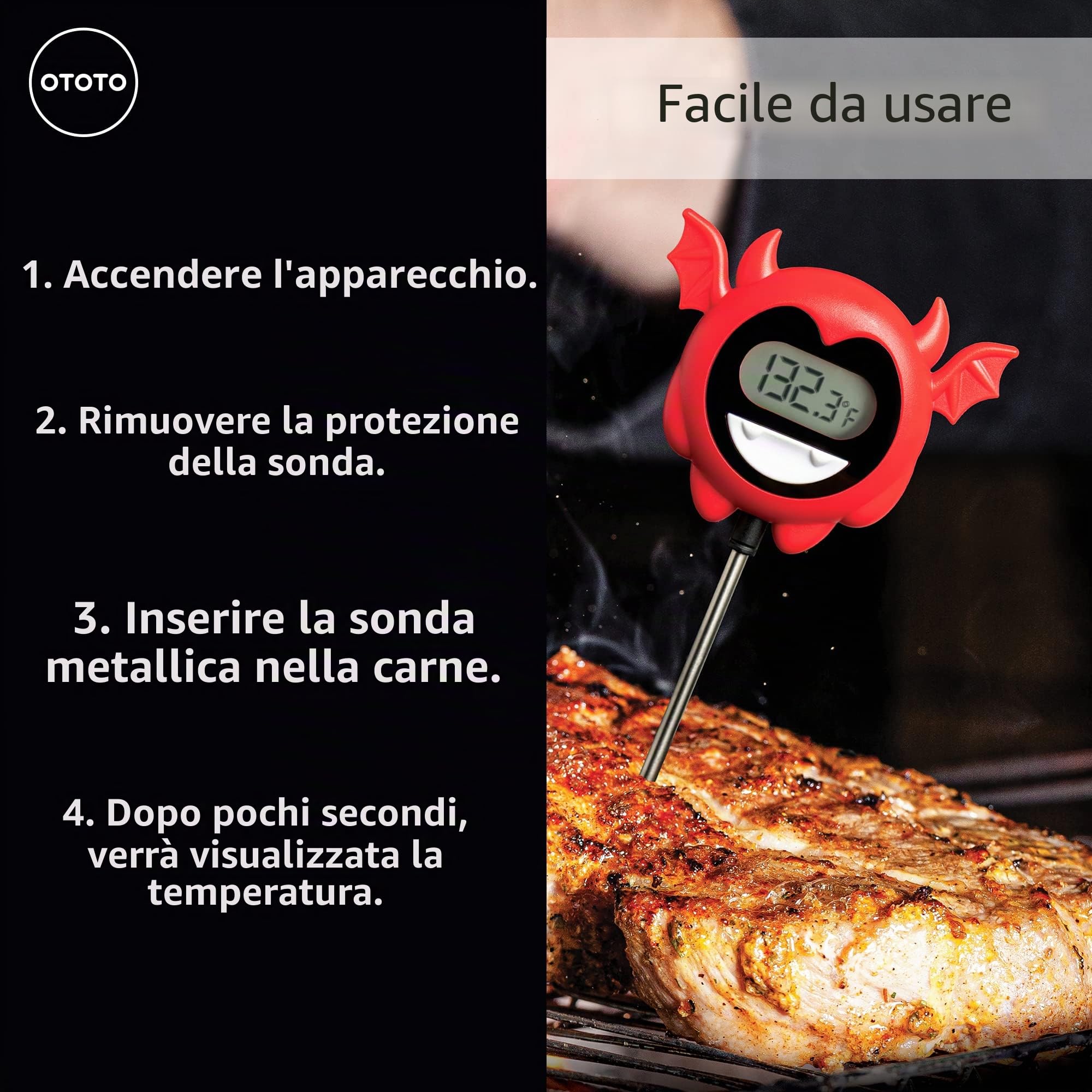 OTOTO Hell Done Bratenthermometer