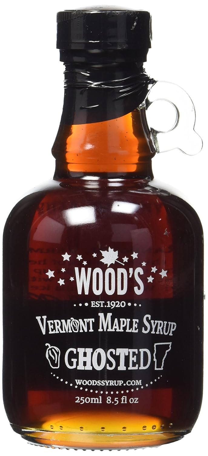 Wood's Ghost Pepper Vermont Maple Syrup - 8 ounce glass jug