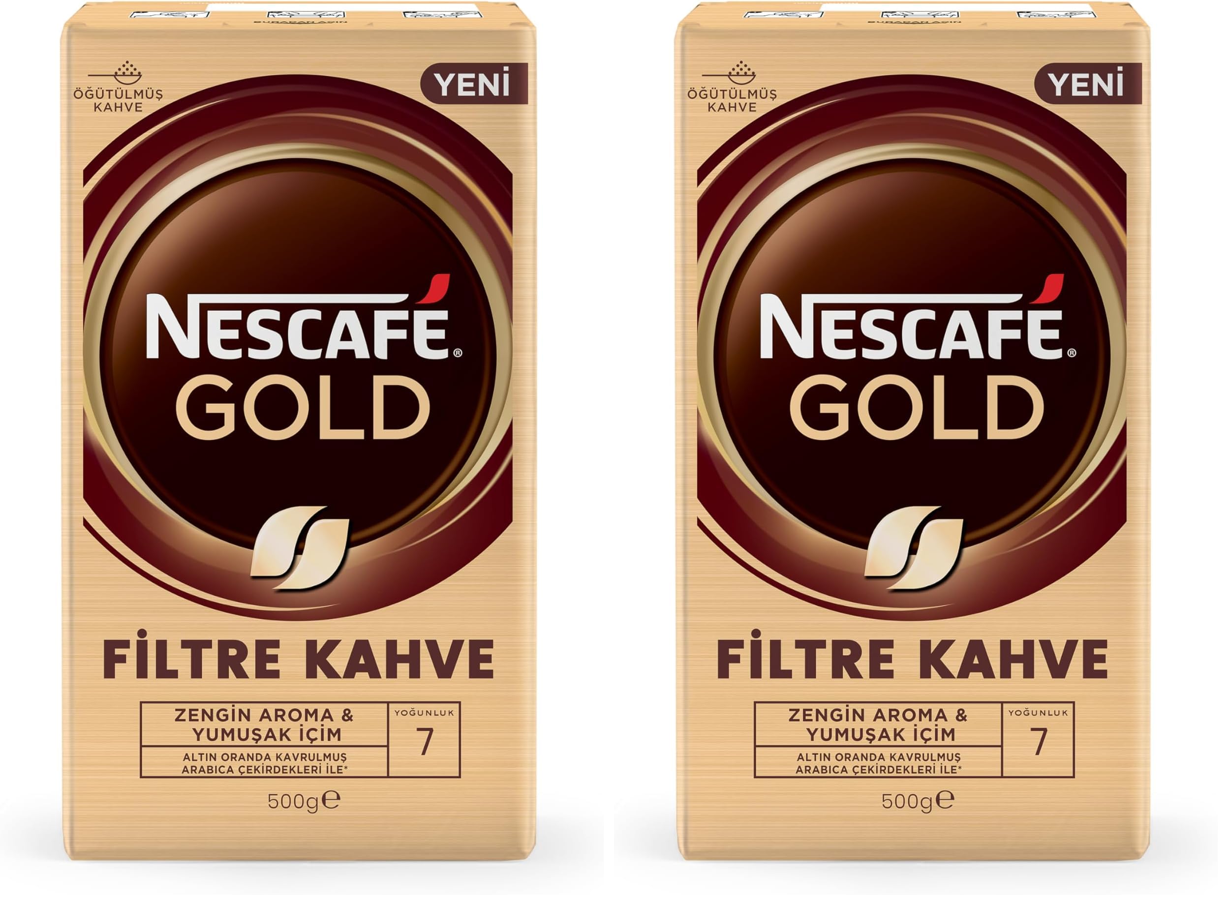 Nescafé Gold Filtre Kahve, 500 g (2 paketi)