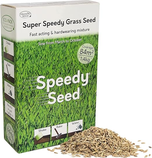 Pronto Seed Grass Seed 1.4KG Premium Quality 84 m2 Coverage for