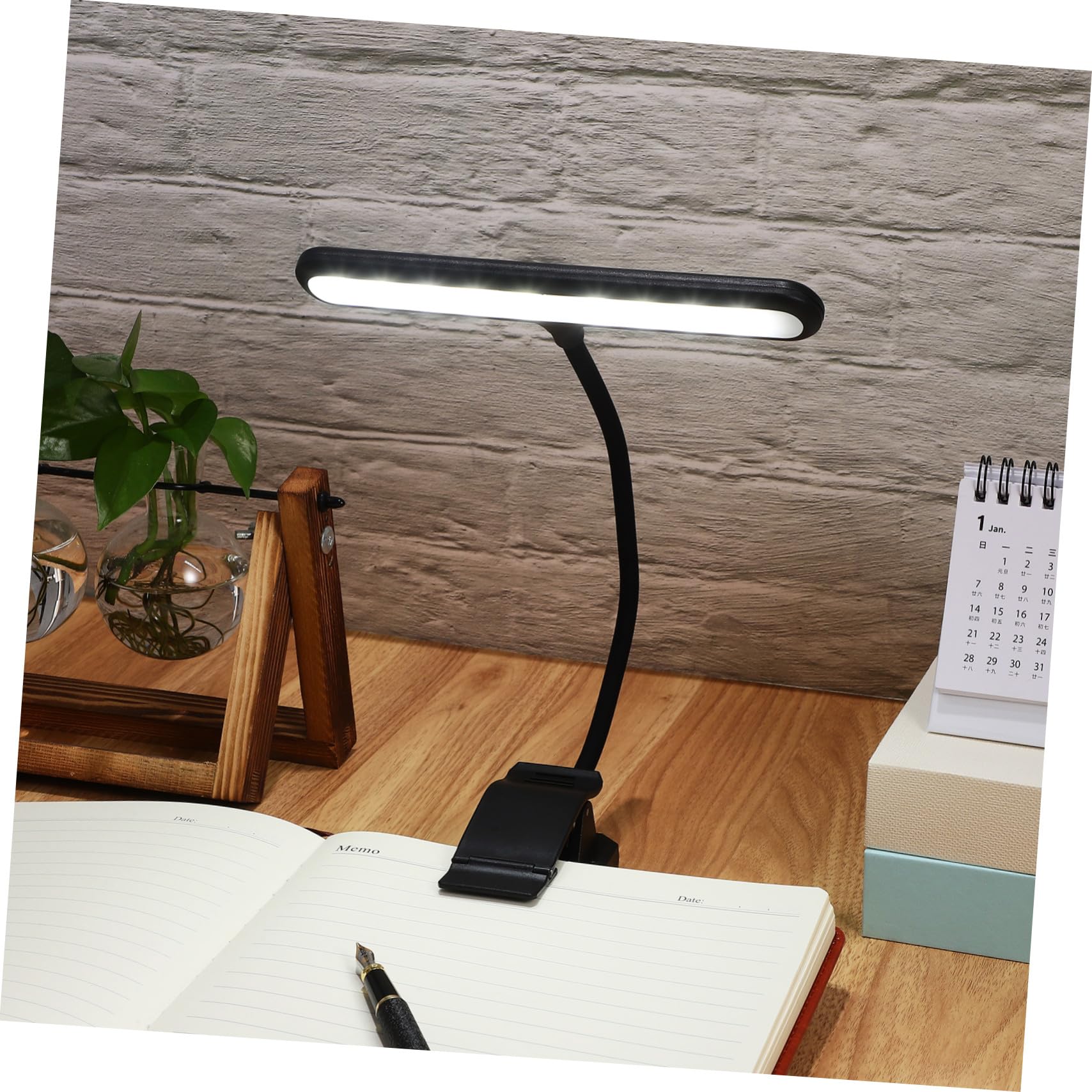 Lampada LED Ricaricabile Clip per Pianoforte, 27 Luci e 6 Modalità
