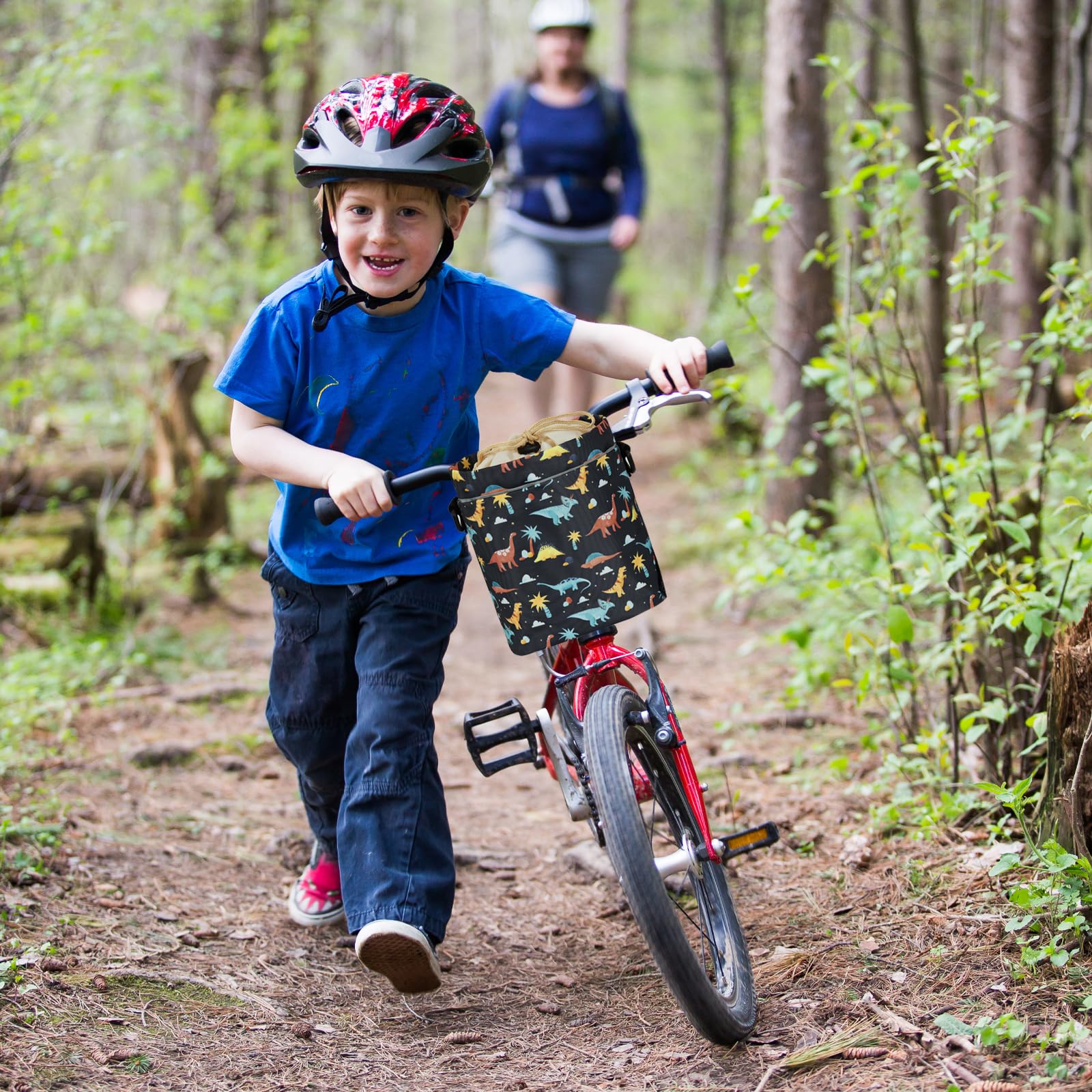 LOCAL LION Borsa da Manubrio per Bambini, Cestino Anteriore per Bicicletta, Borsa da Manubrio con Tracolla, Cestini per Bici, Borse per Bicicletta in Modelli Carini