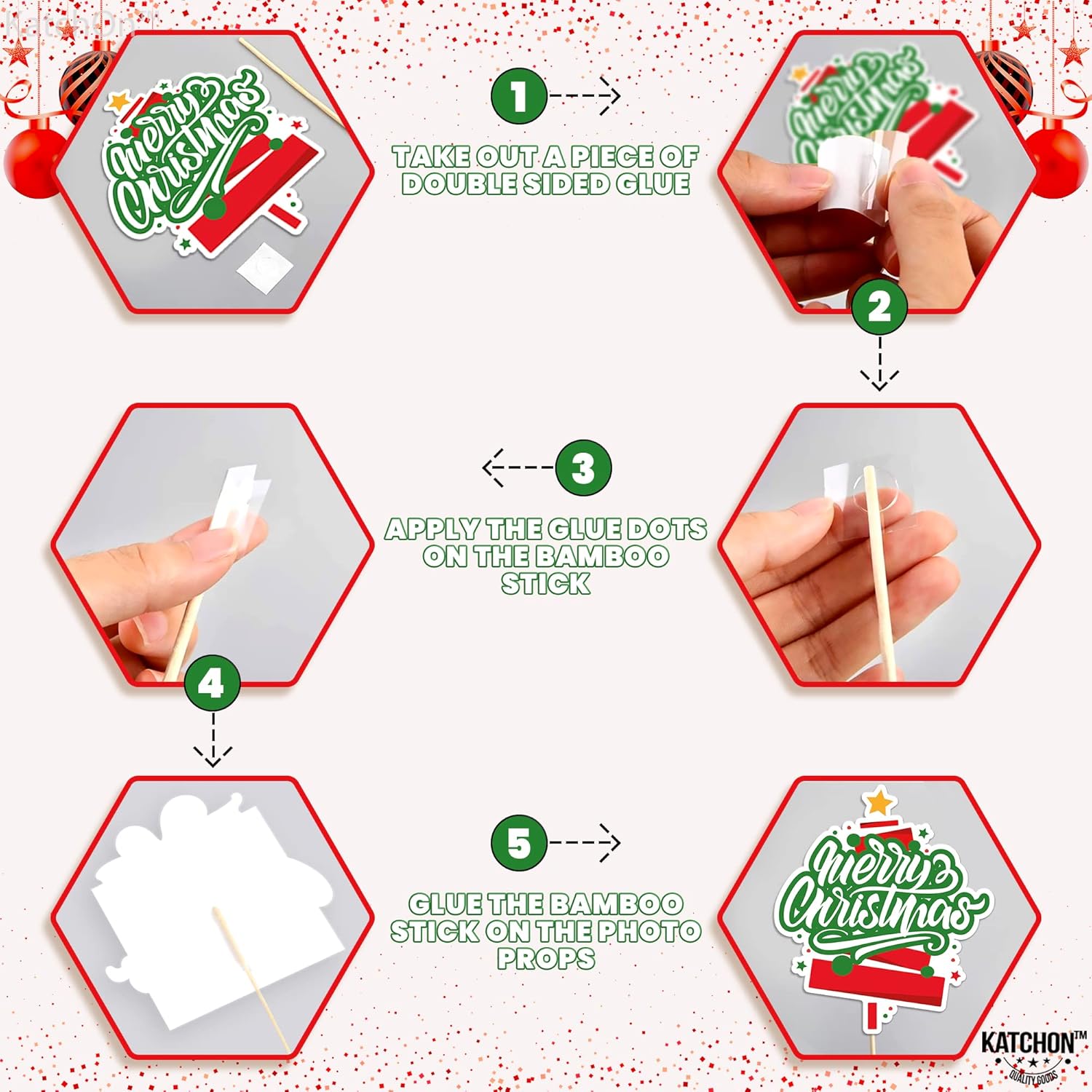 KatchOn, Merry Christmas Headbands for Adults - Pack of 12 | Christmas Photo Booth Props - Pack of 34 | Christmas Headbands for Women | Holiday Props for Photography | Christmas Hair Accessories