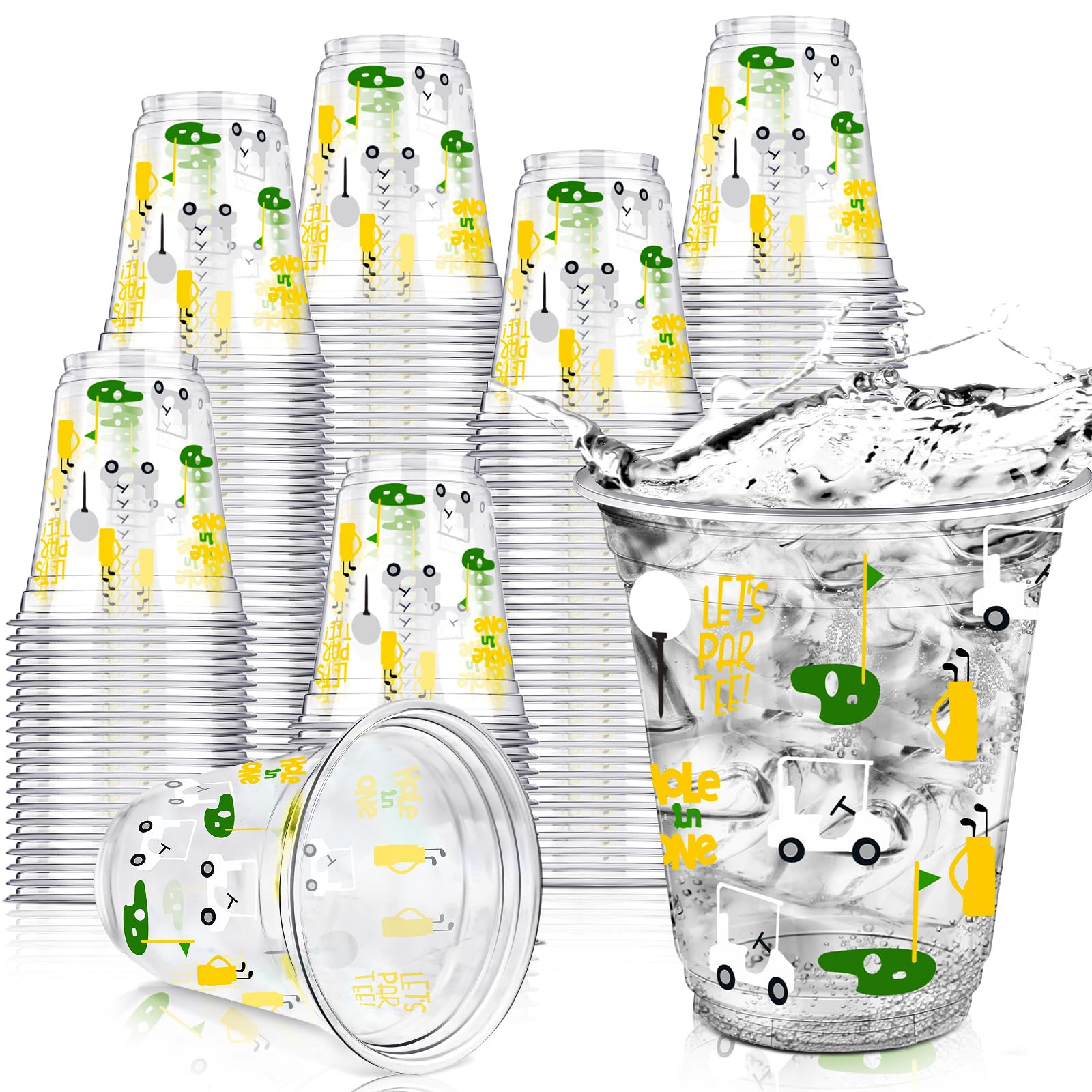 Qinyoung 100 Pcs Golf Cups Golf Party Decorations