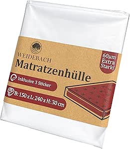 2-pack vacuümzakken voor matrassen tot 200 * 80 cm, stevige XXL waterdichte opbergtas