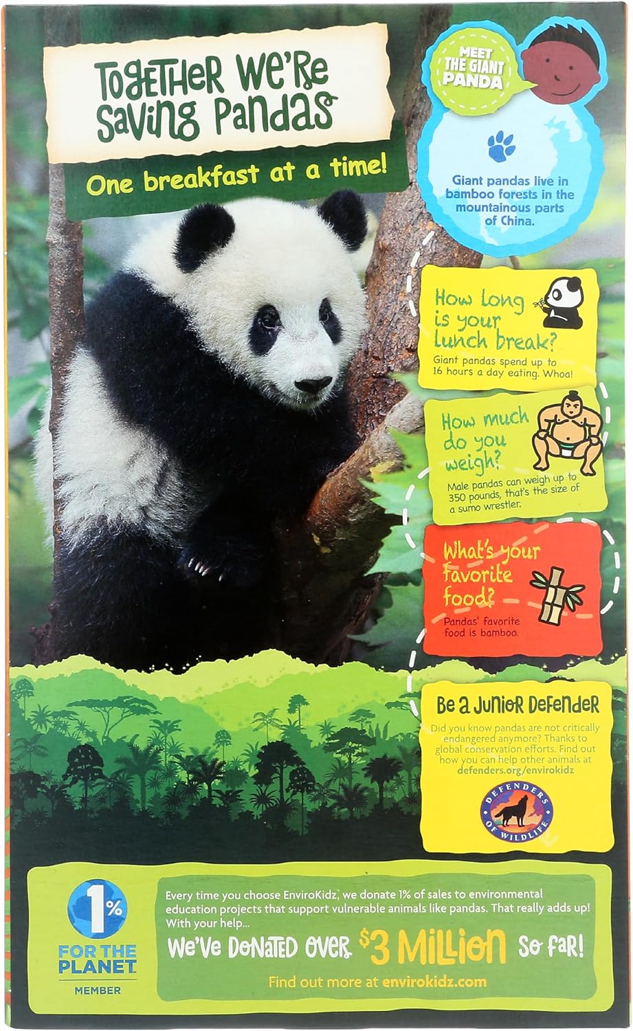 Peanut Butter Panda Puffs Organic Cereal