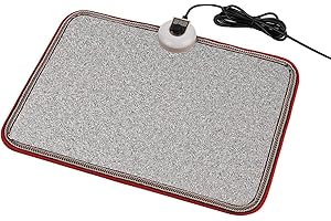 Electric Heated Floor Mats Under Desk, Heated Foot Rest