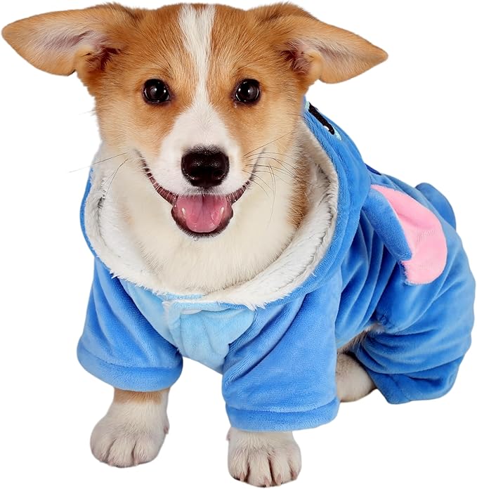 Ropa para Perro con Capucha Tibia, Disfraz de Tiburón, Talla Grande miniatura 2