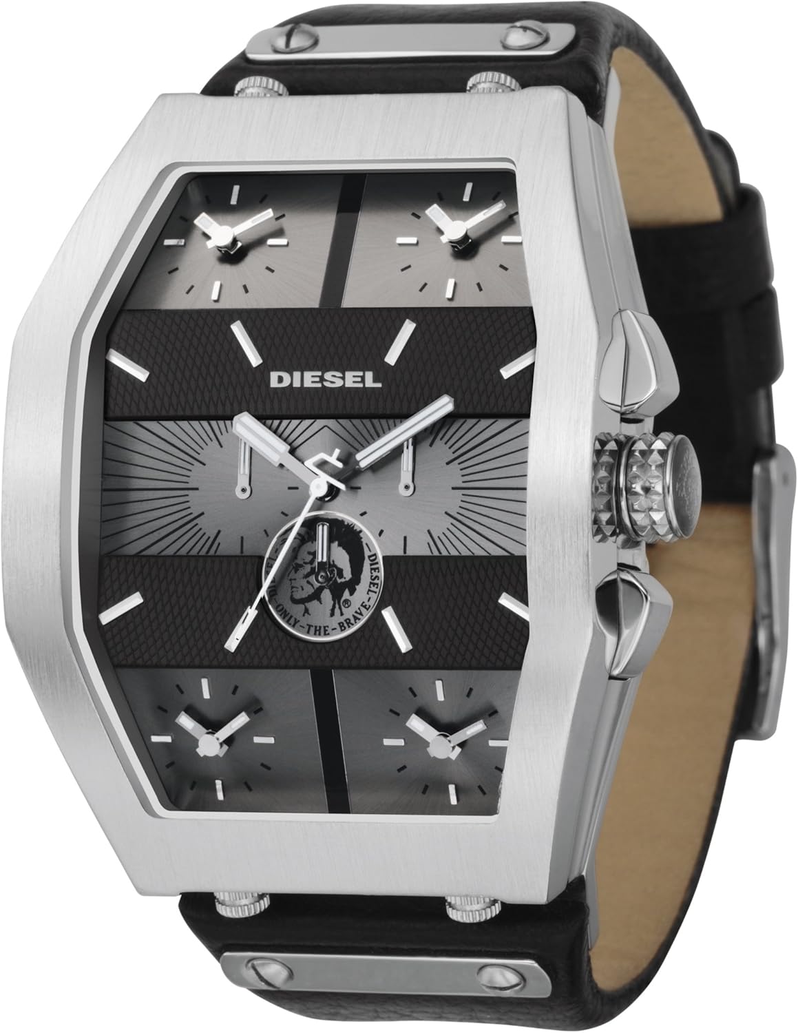 Diesel DZ9025 Gents Zwart Label Chronograaf Zwart Lederen Band Horloge :  Amazon.nl: Kleding, schoenen \u0026 sieraden