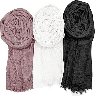 Women Scarf Shawl for All Season 3PCS Scarve Wrap Scarve.
