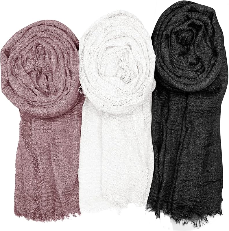 Women Scarf Shawl for All Season 3PCS Scarve Wrap Scarve.