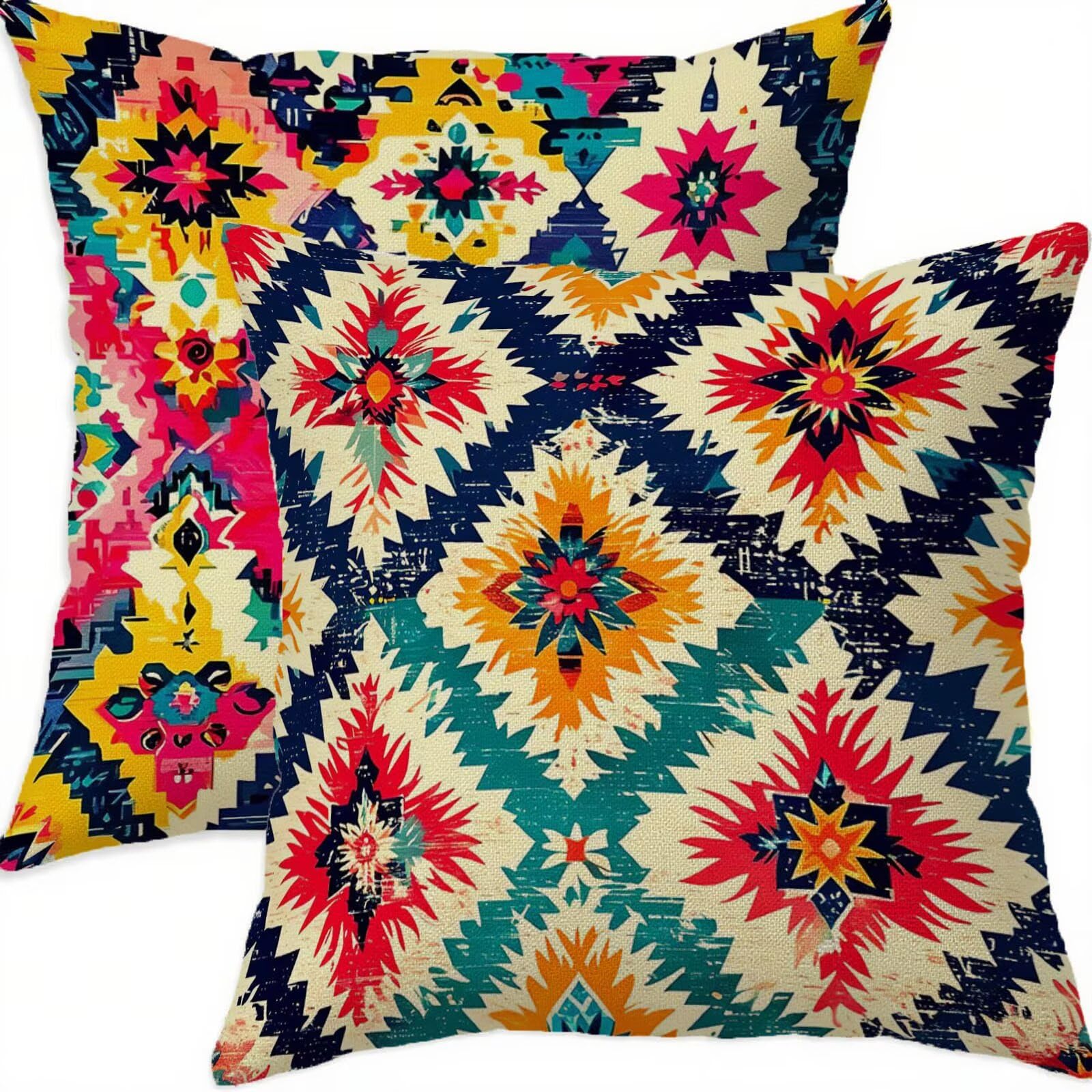 Housses de coussin pour patio et balcon étanches 70x70cm lot de 2