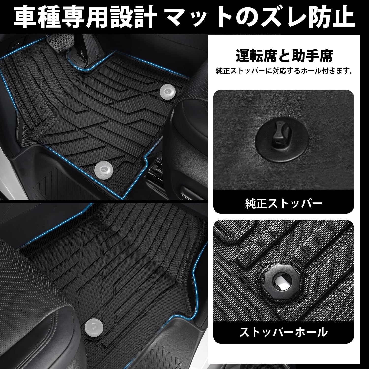 Amazon.co.jp: Jiooy トヨタ 新型 アルファード40系 フロアマット+ 