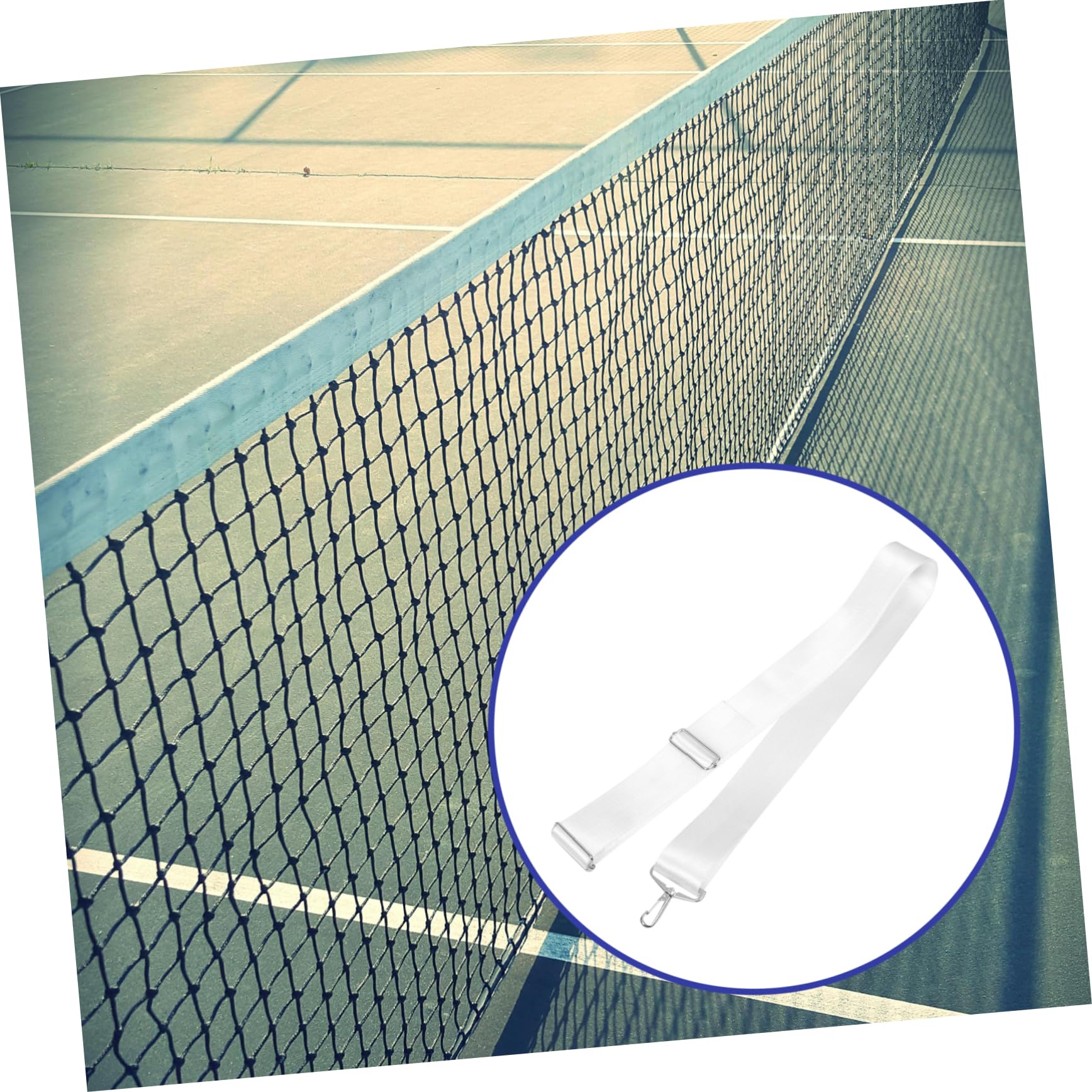 Toyvian 3 Pezzi Cinghia per Rete Tennis Accessorio per Tennis Personalizzabile Competitivo Facile Installare e Portatile per Sportivi