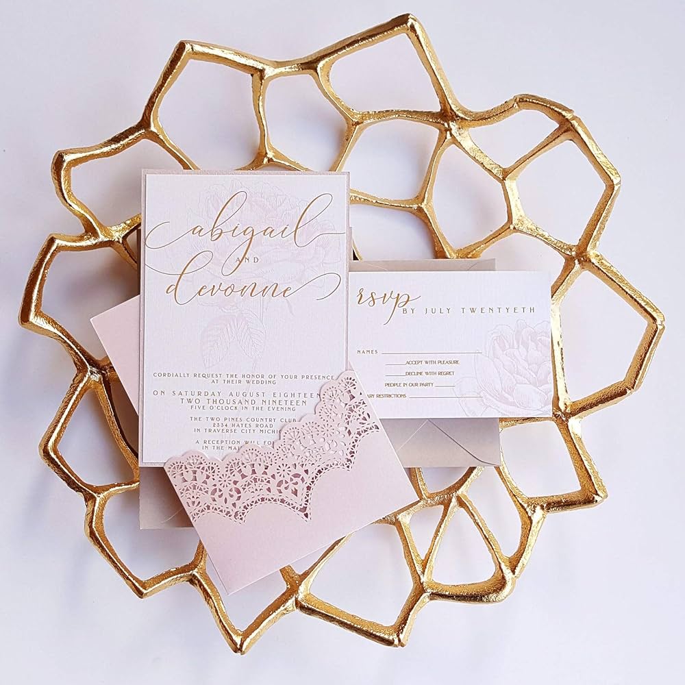 Matrices De Découpe Scrapbooking URFEDA - Motifs Mariage, Amour, Dentelle - Pour Cartes Et Invitations