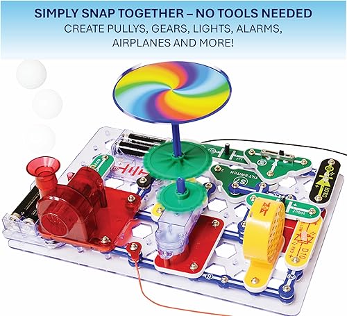 Miniatura 19 de Snap Circuits Energía Verde - Juego de exploración de circuitos eléctricos, manual a color (idioma español no garantizado), mas de 125 proyectos