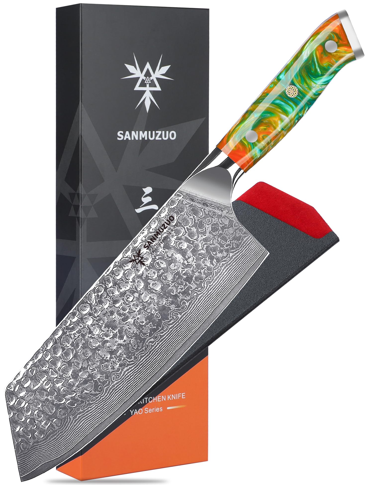 Amazon | SANMUZUO 7.5インチ 菜切り包丁 - キッチン野菜包丁 - 日本製