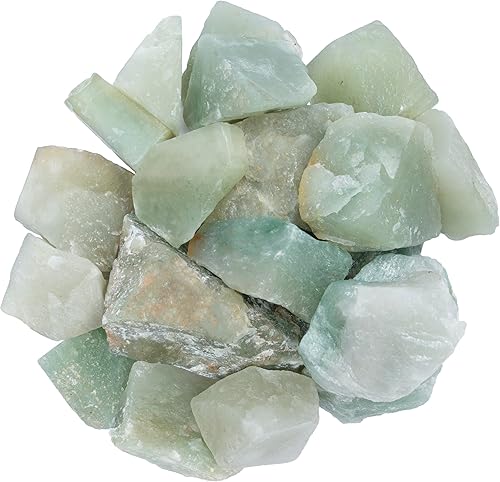 Miniatura 1 de Piedras preciosas ásperas de jade verde para la fabricación de joyas, piedras crudas y cristales a granel, pulido, cabbing, lapidario, rocas