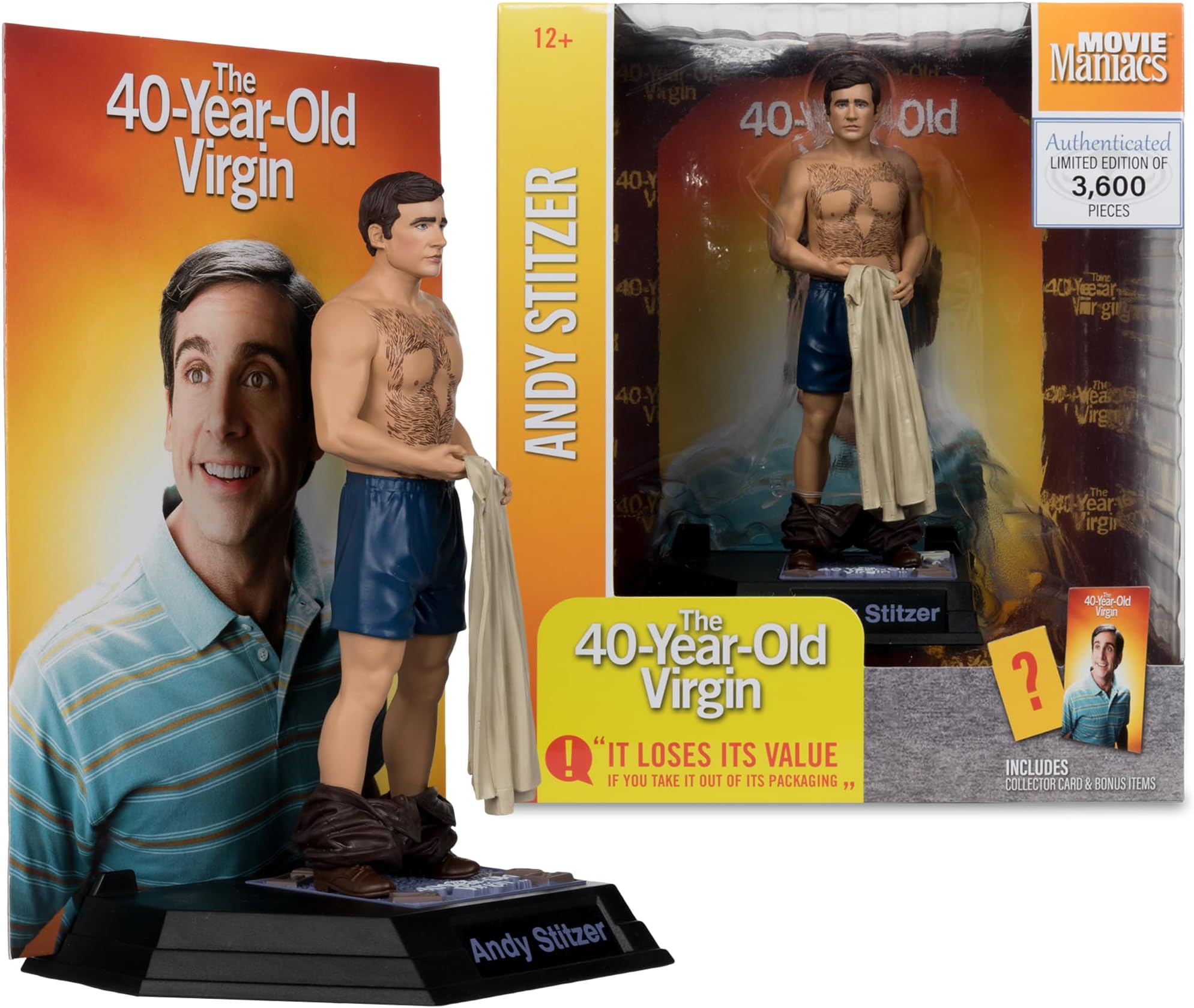 McFarlane - The 40 Year Old Virgin - Movie Maniacs - 6" Andy Stitzer Posed Figure