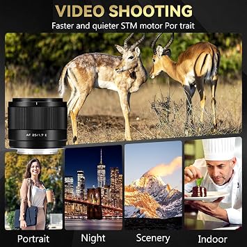 VILTROX 25mm f/1.7 APS-C Prime Lens for Sony E-Mount Compatible with Sony a6600, a6700, ZV-E10, A7C, A7II, A7III, A7RII/III/IV/V, A7SIII, FX30, FX3, A9, ZV-E1, A7CR