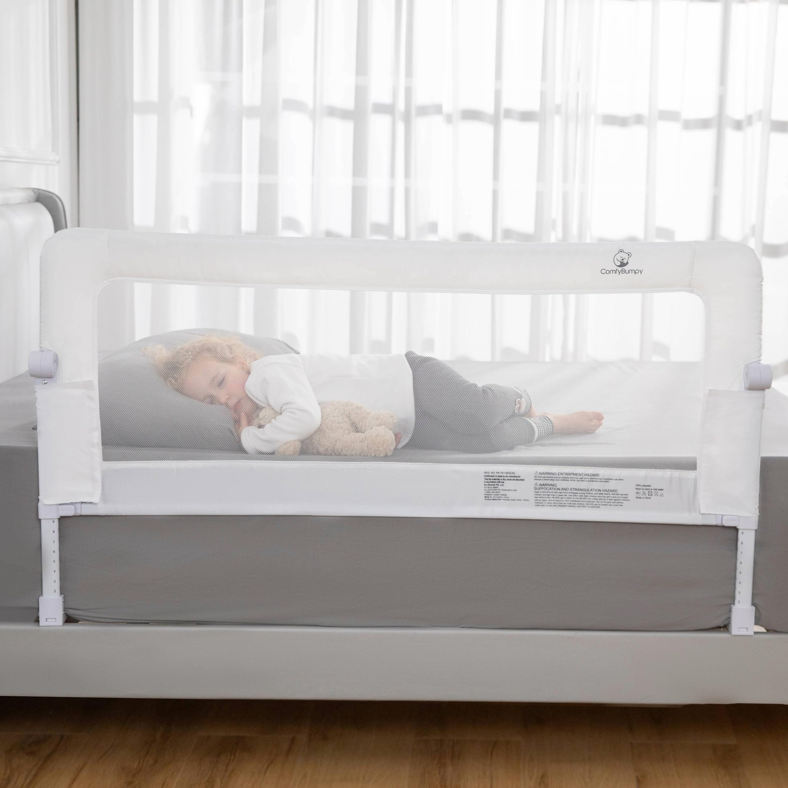 ComfyBumpy Adjustable Toddler Bed Rail