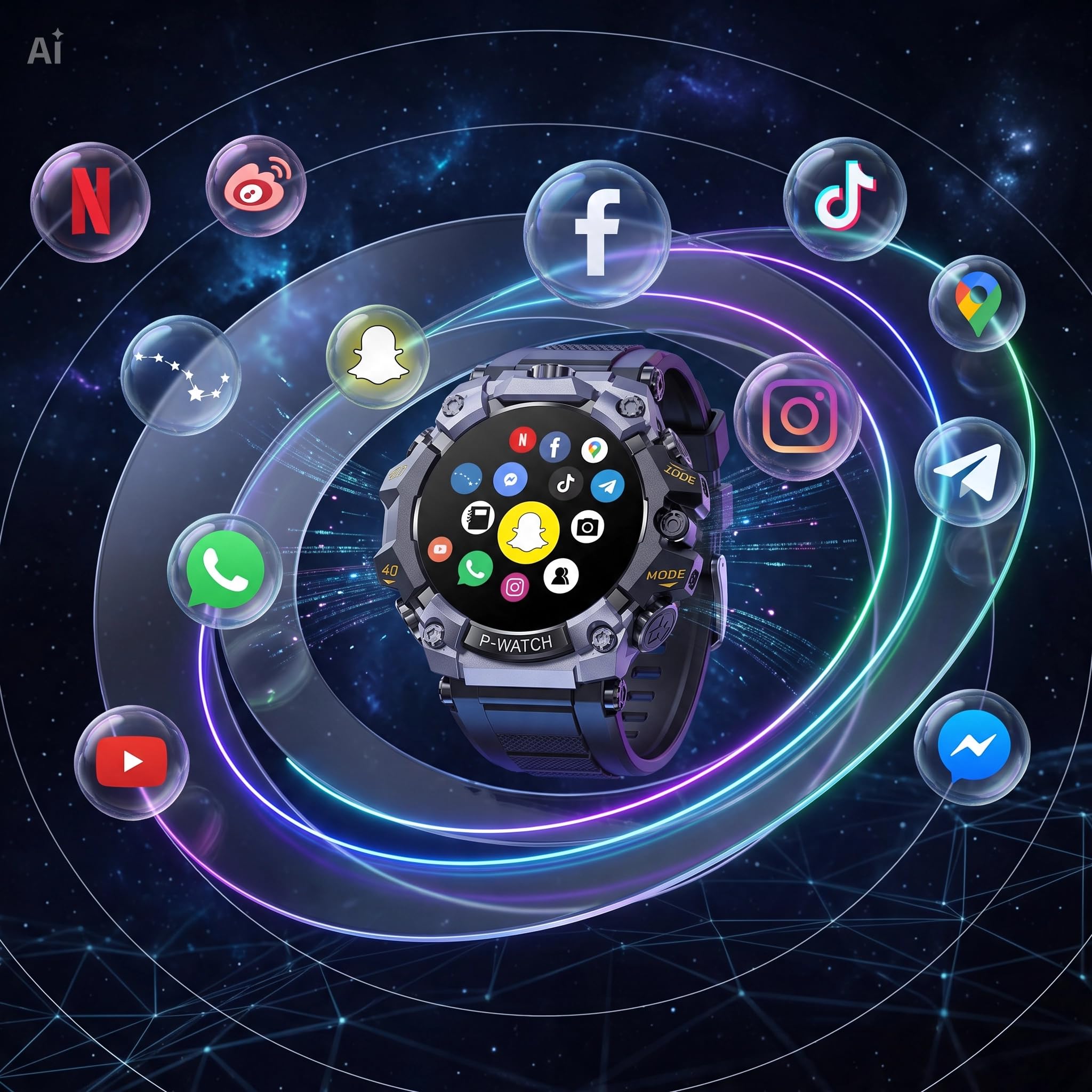 Smartwatch 4G Android indipendente T-Rex Q668 Pro con GPS e Videochiamate Display AMOLED 1.95" 4GB+32GB, Doppia Fotocamera 8MP, Frequenza Cardiaca, Pressione, Sonno, SpO2 – Supporta SIM