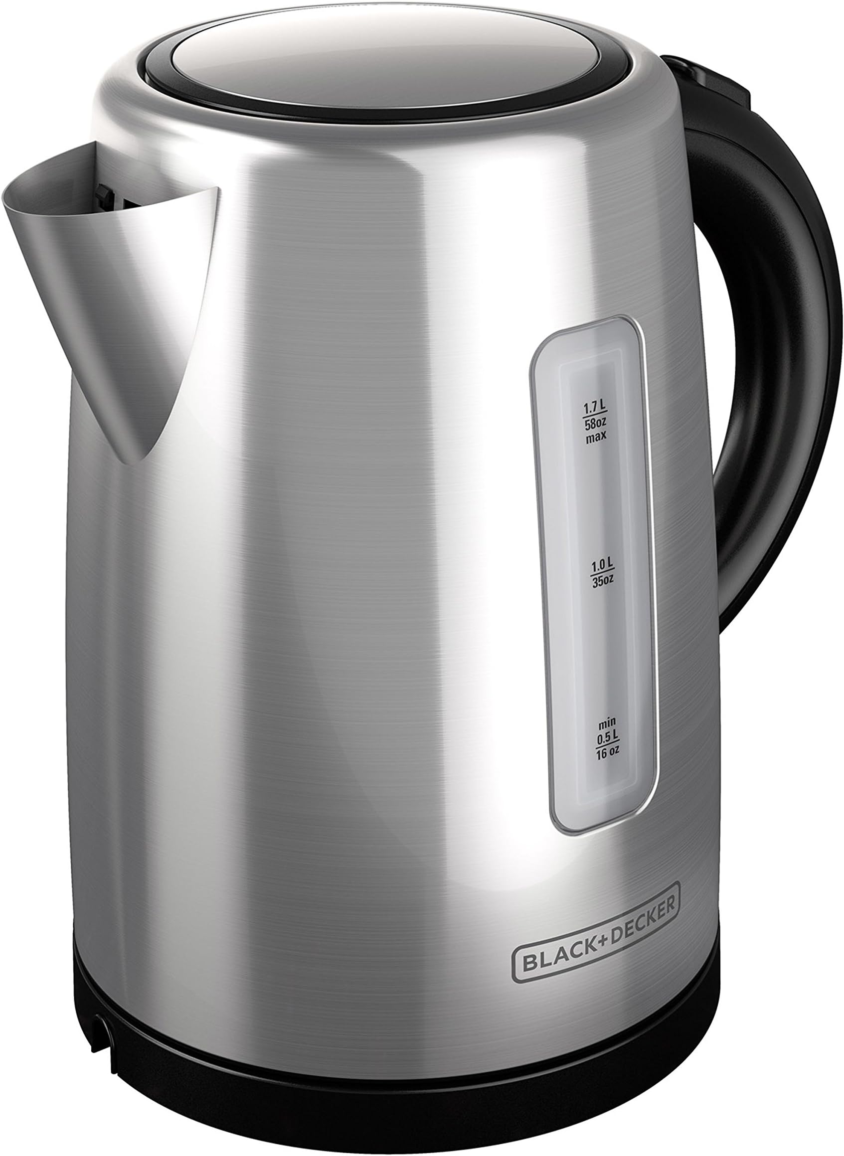 Amazon.com: BLACK+DECKER 1.7L Cordless Electric Kettle, KE1700SD, Rapid ...