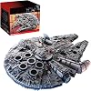 Technic Star Wars Millennium Falcon Falcon Starship Model, 8445 Pieces Large Spaceship Building Set, Compatible with Lego