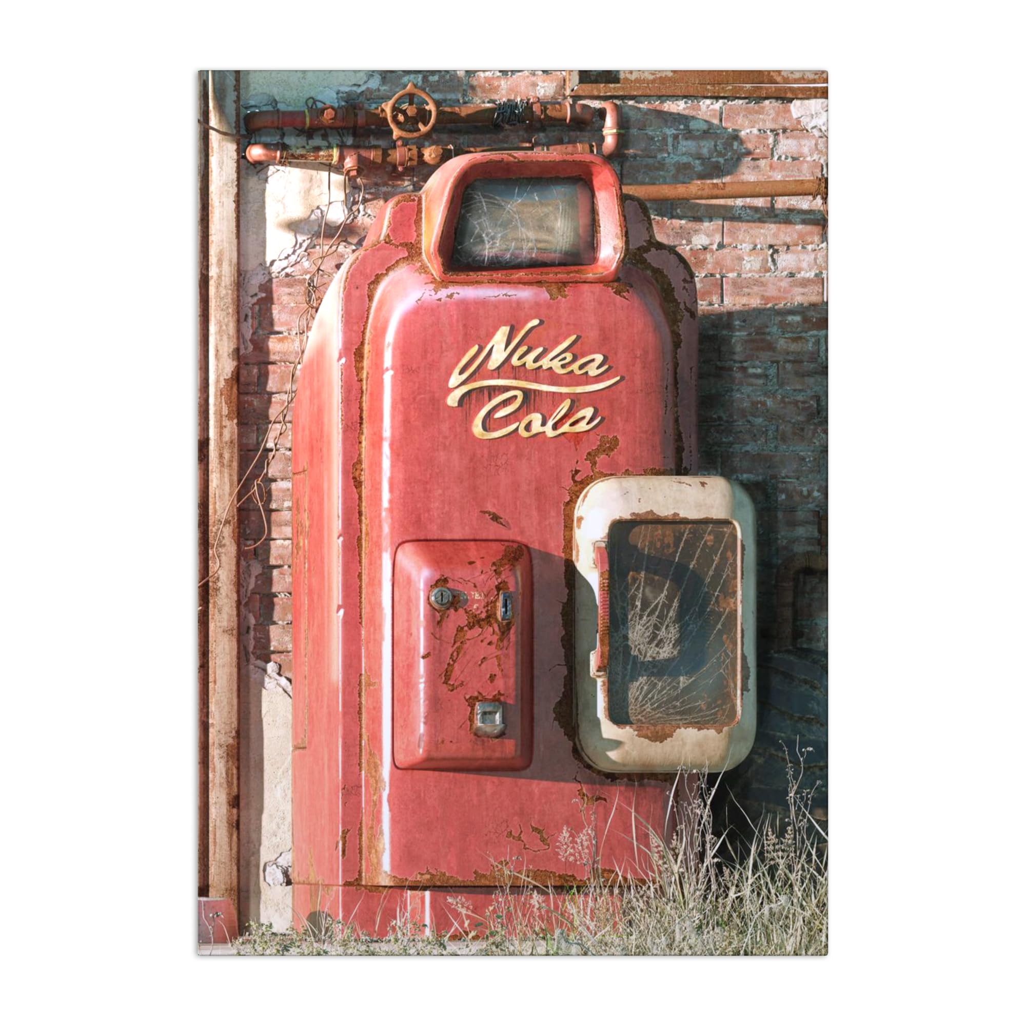 Displate - Poster In Metallo - Montato a Magnete - Fallout - Vending Machine