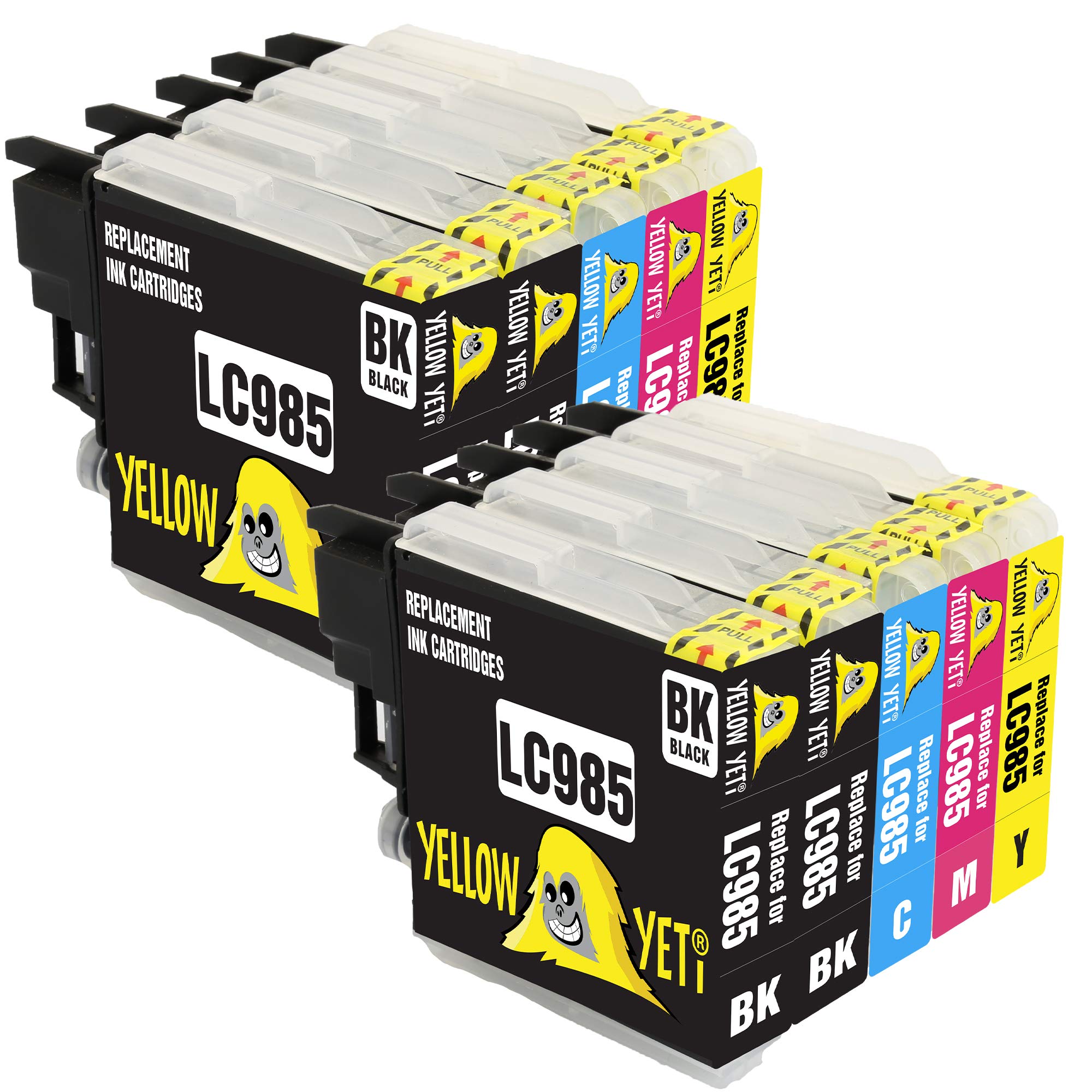 Cartucho De Tinta Alternativa Para Brother LC-985Y LC-985 Amarillo Para Brother DCP-J125 DCP-J140 W DCP-J315 DCP-J515 MFC-J220 MFC-J265 MFC-J410 MFC-J415 ABC