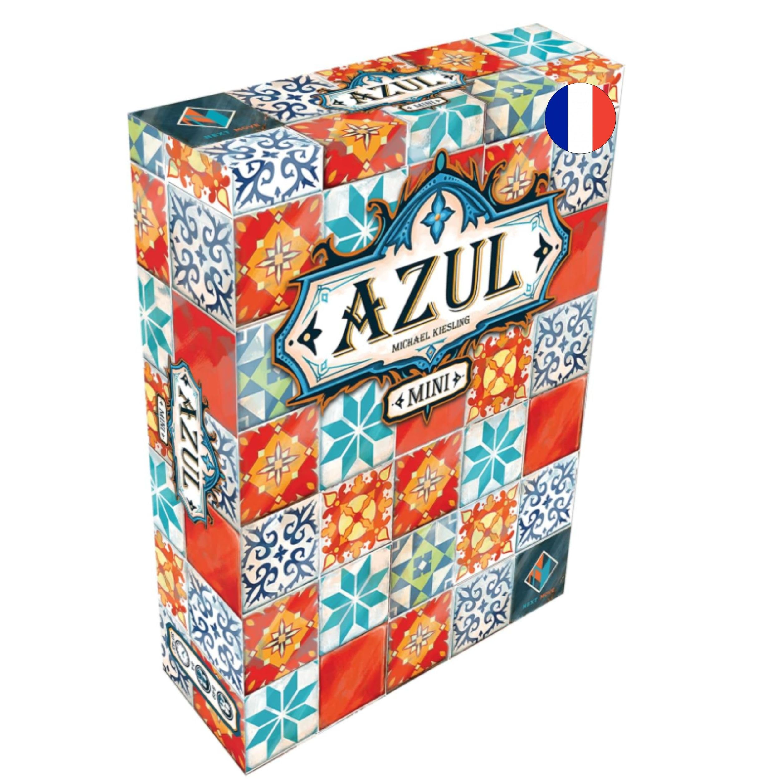 Asmodee | Azul Mini | Jeu de Société de Stratégie pour Enfant dès 8 Ans | Petit Format Voyage | Jeu de Plateau Coloré | Facile à Transporter | 2 à 4 Joueurs | Version Française | Plan B Games