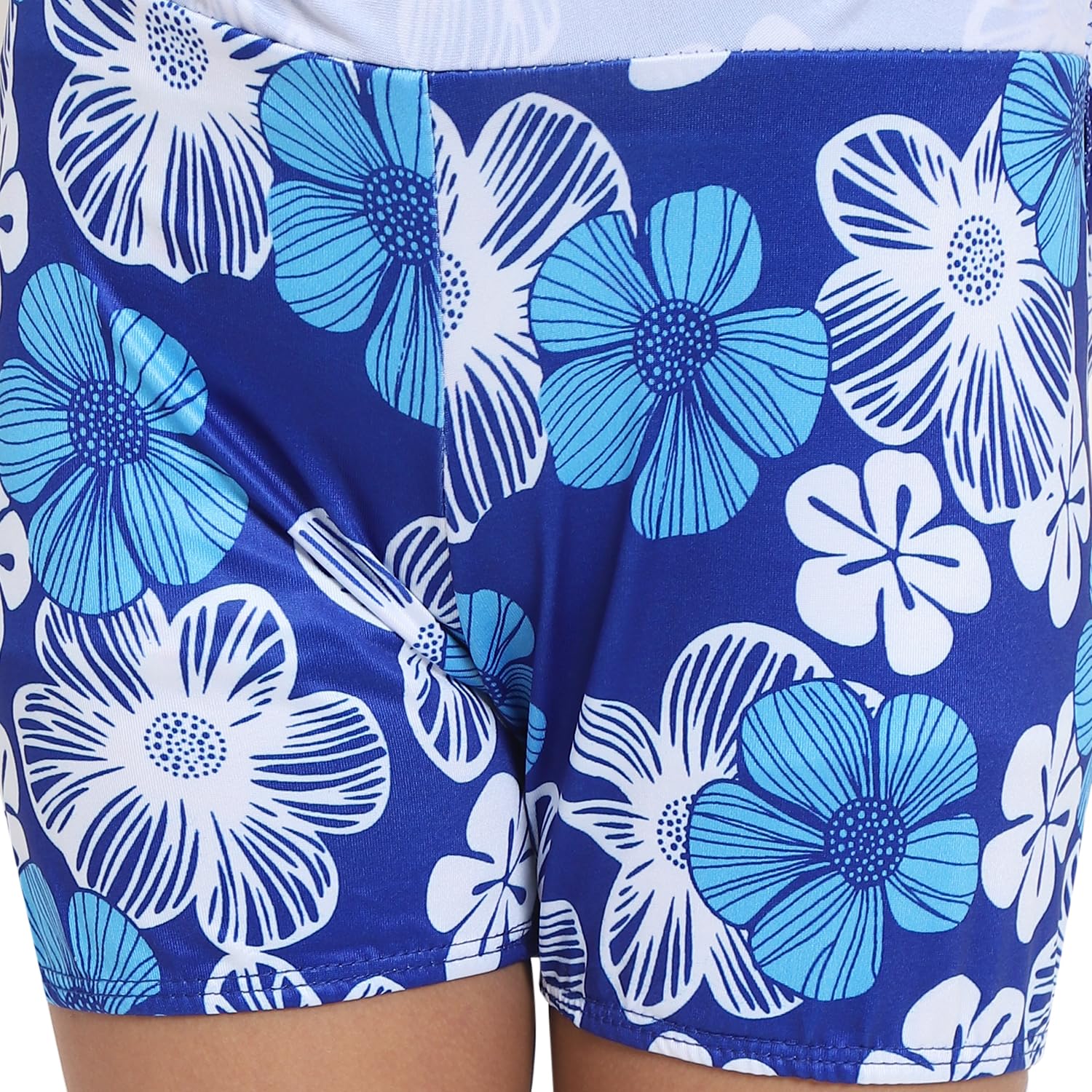 JMT Wear Stylish Swiming Costume for Girls | 1 Piece Swimsuit (Blue, 9-10 yr) 3