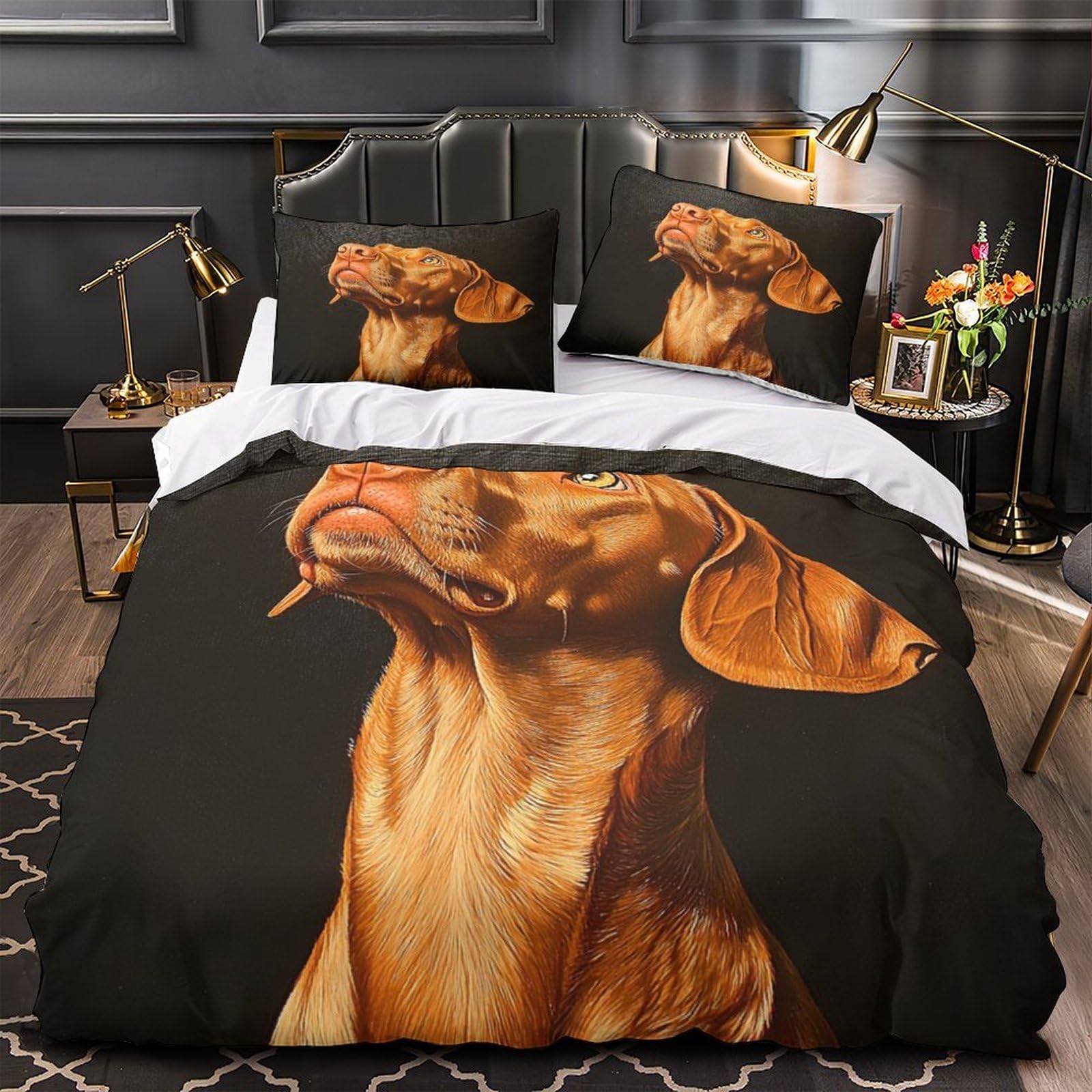 Parure de couette animaux réalistes pour décorer une chambre de fille ou d'enfant