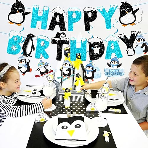 Vista 267 de Zwiebeco Decoración de fiesta de feliz cumpleaños, banderín, guirnalda de banderines, kit de abanico de papel para niños, Capitán América