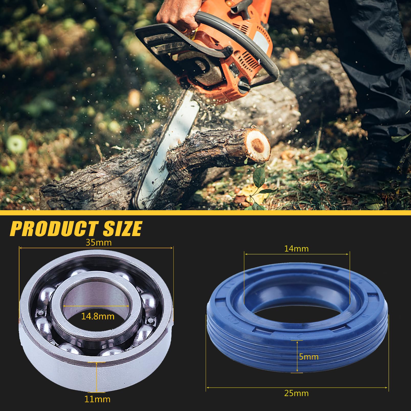 Jodriva Manovella Albero Motore Cuscinetto Ad Aghi Paraolio