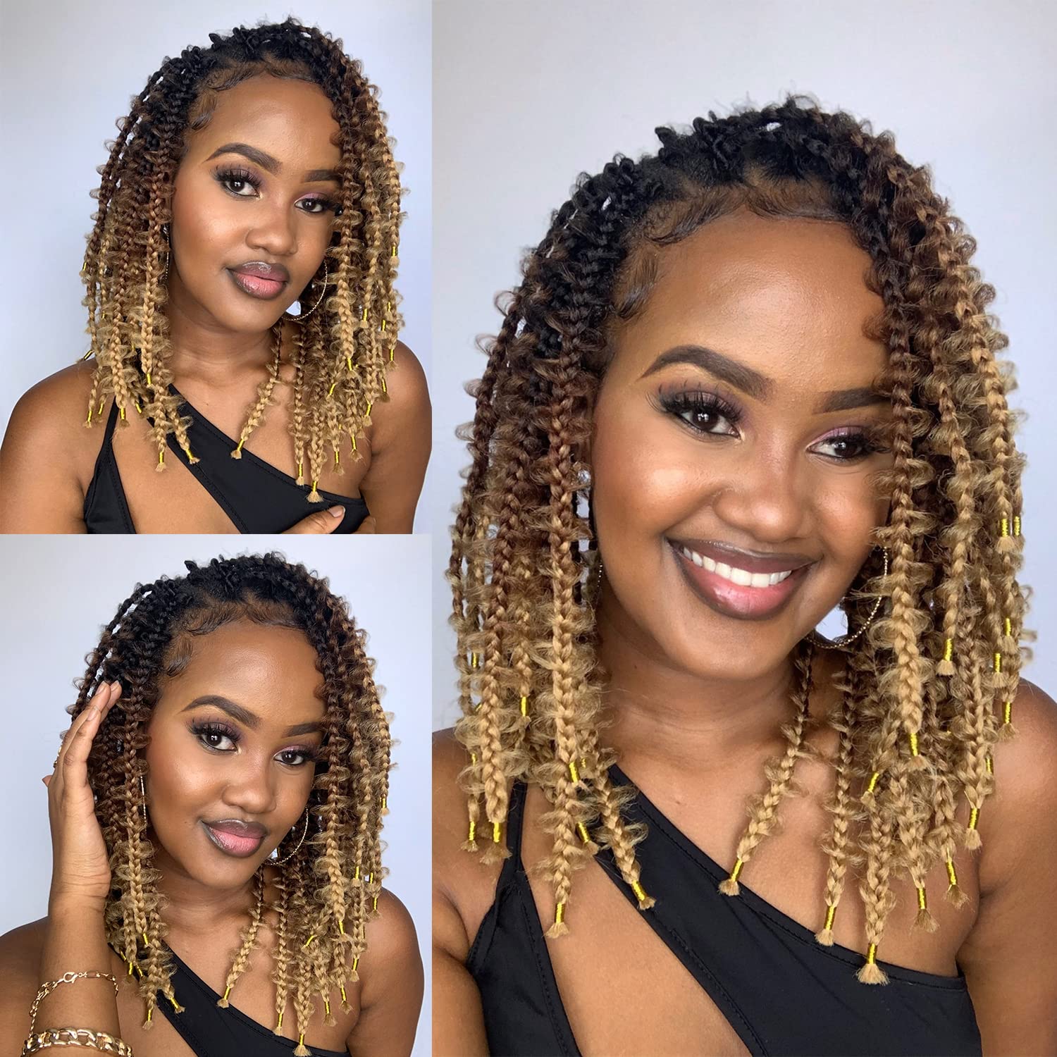 Buy Re4U Jungle Box Braids Crochet Hair, 12 Inch Butterfly Braids