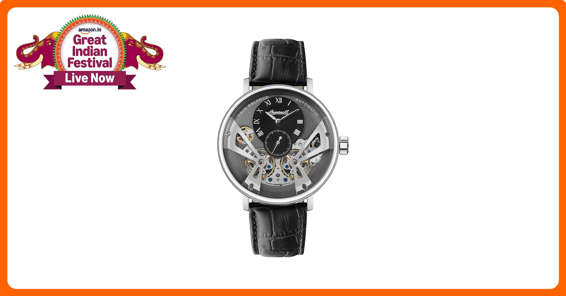 Ingersoll 1892 The Tennessee Automatic Mens Analog Watch