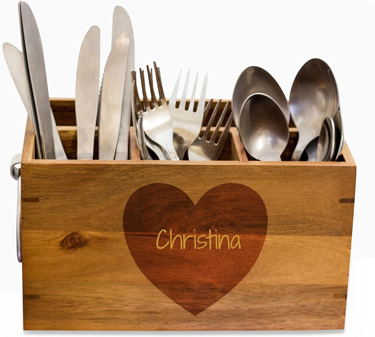 Silverware Caddy, kitchen Utensil Holder,Personalize Kitchen Stuff, Picnic Caddy,kitchen tool holder, housewarming Gift, custom