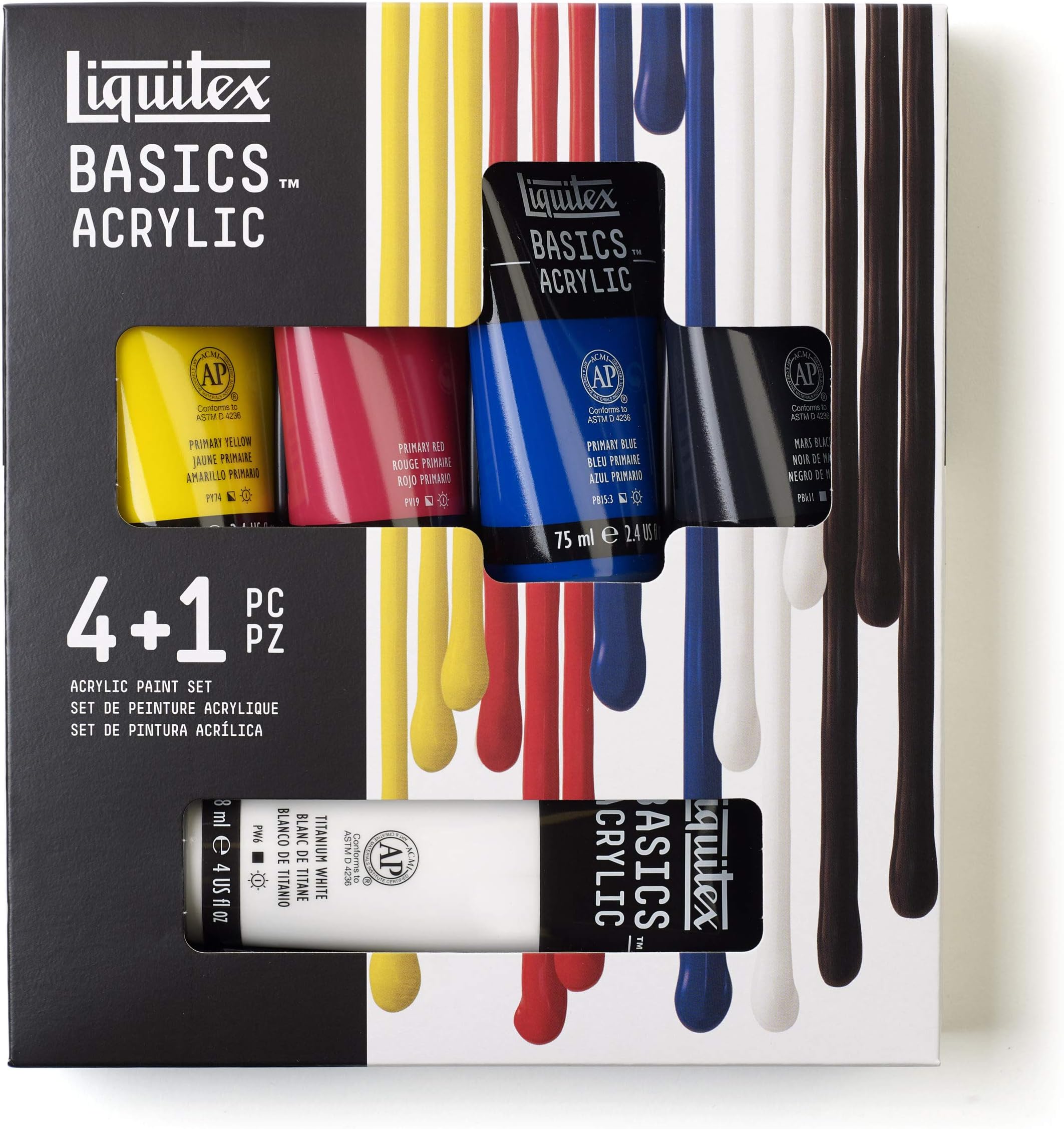 BASICS 75ML 4CT 118ML WHT SE