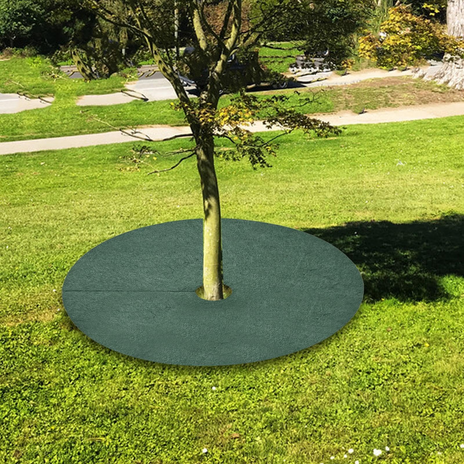 Gralara Set de 10 Protecciones para Árboles en Jardín, Diámetro 42cm